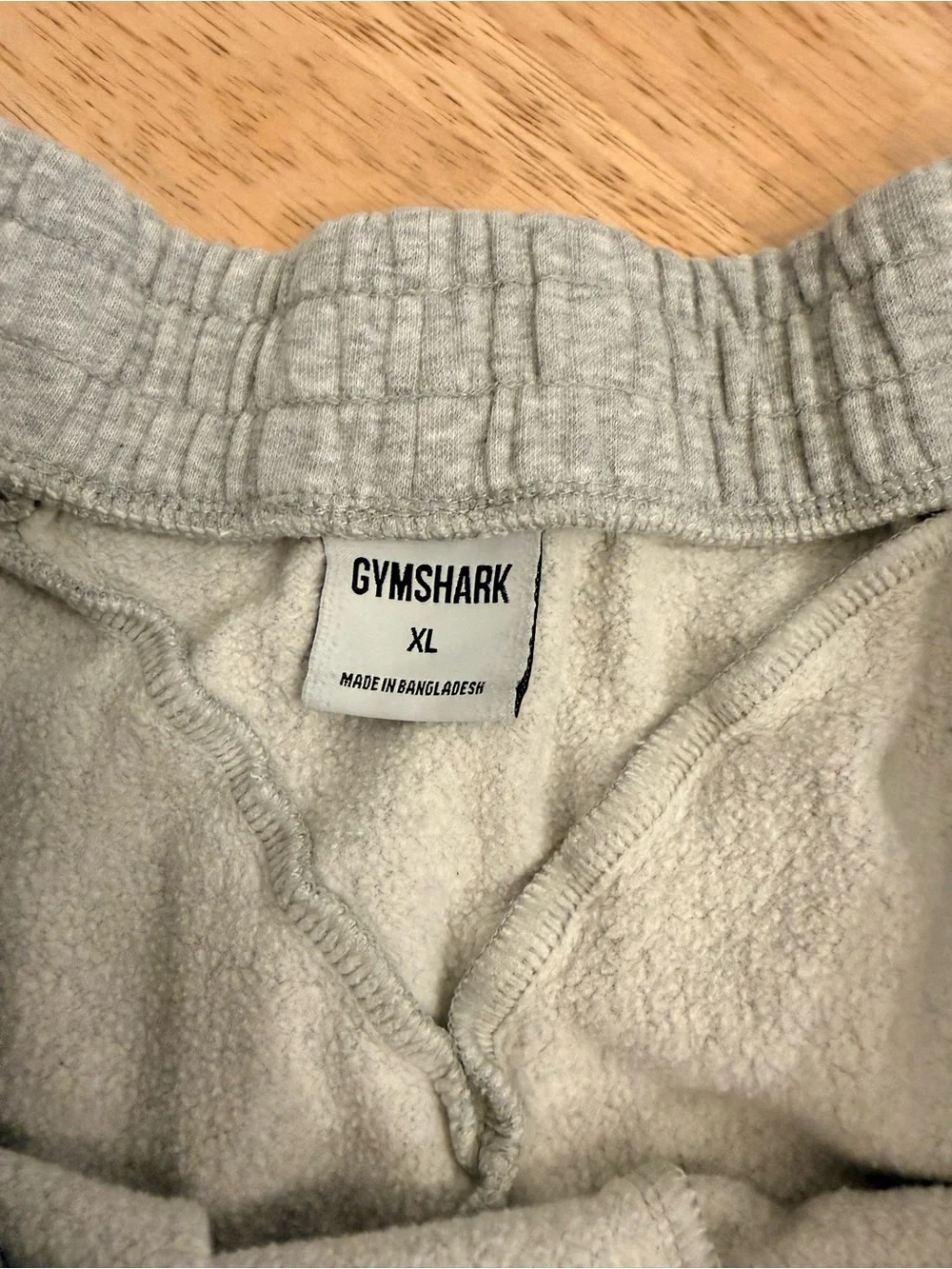 Gymshark Woman’s Light Gray Athletic Fleece Shorts